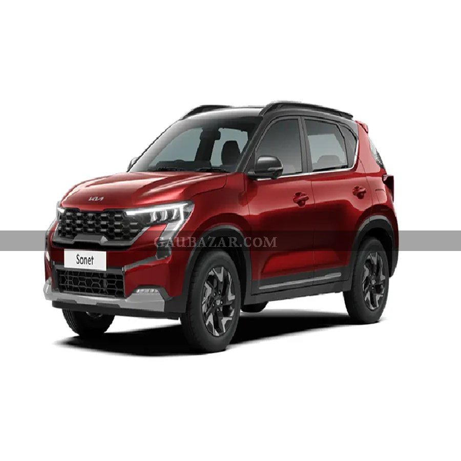 KIA SONET 1.5L HTX (DSL) Intense Red With Aurora Black Pearl