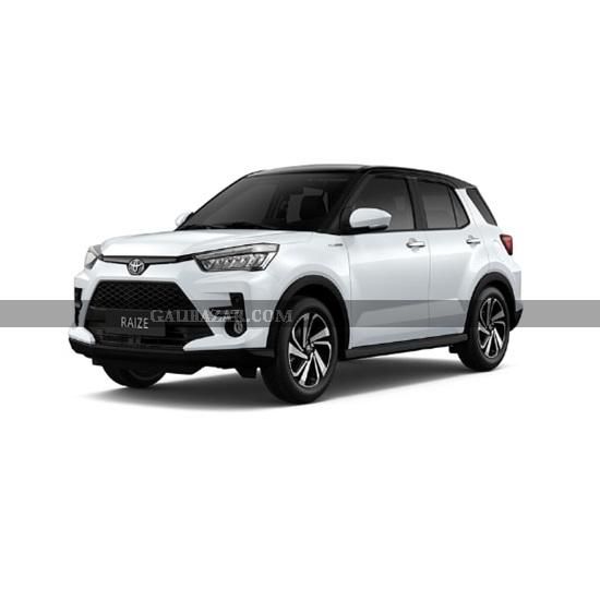 Toyota Raize 1.0L Turbo Automatic White Pearl SE Black