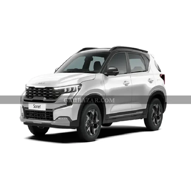 KIA SONET 1.2L HTE PTL Glacier White Pearl With Aurora Black