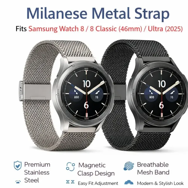 Milanese Metal Strap for Samsung Galaxy Watch