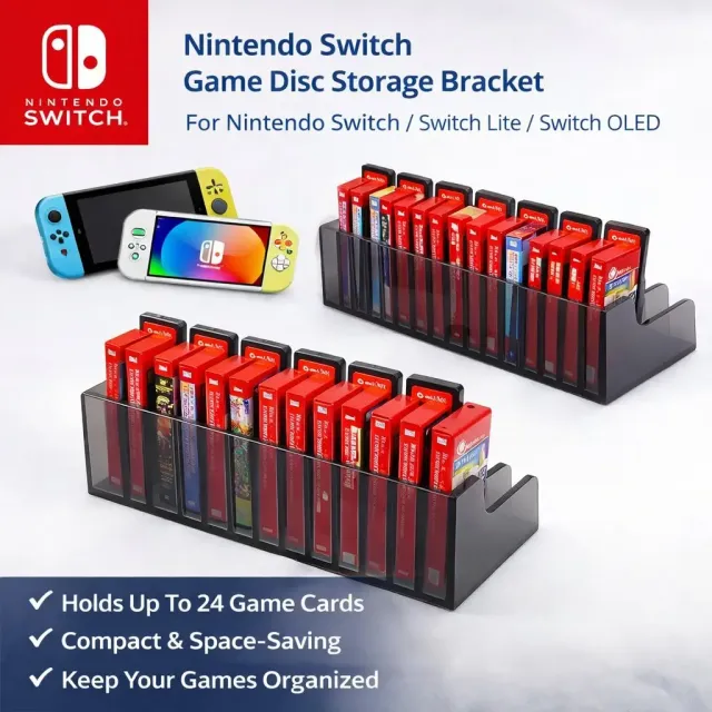 Nintendo Switch Game Disc Storage Bracket