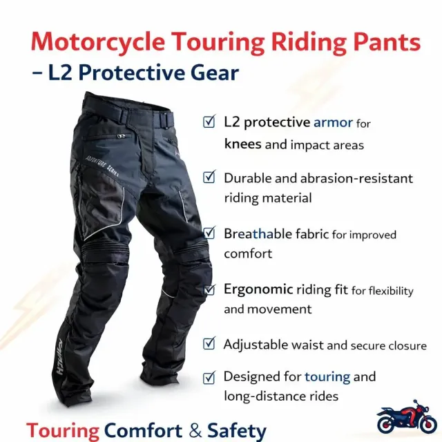 Motorcycle Touring Riding Pants – L2 Protective Gear