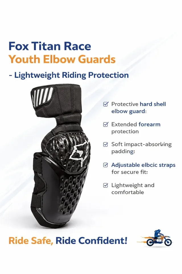 Fox Titan Race Youth Elbow Guards