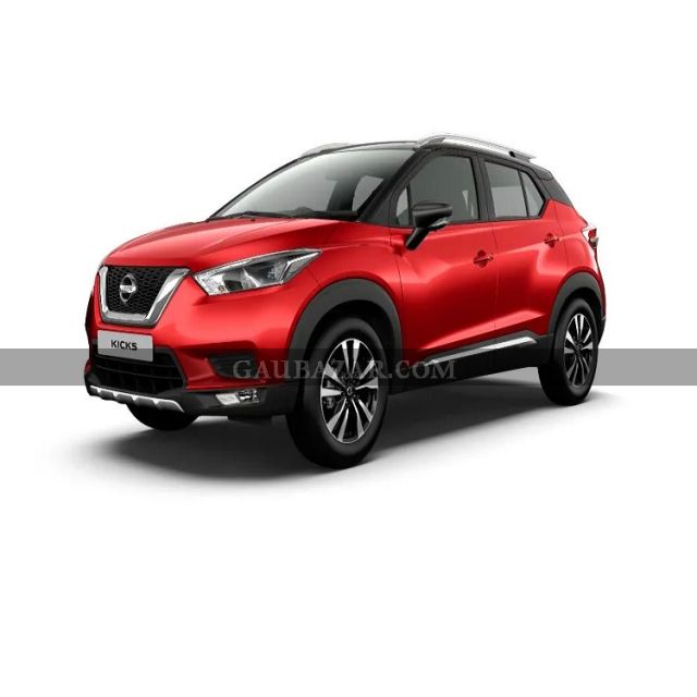Nissan Kicks Fire Red With Onyx Black